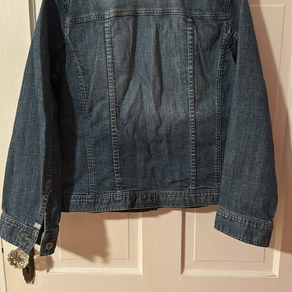 COPY - Chicos Platinum Denim Jean Women's Jacket Blue Stretch Size 0 - Picture 10 of 11